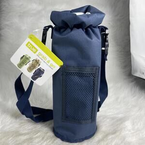NWT True Grab And Go Insulated Bottle Carrier blue bottle  Carrying Bag